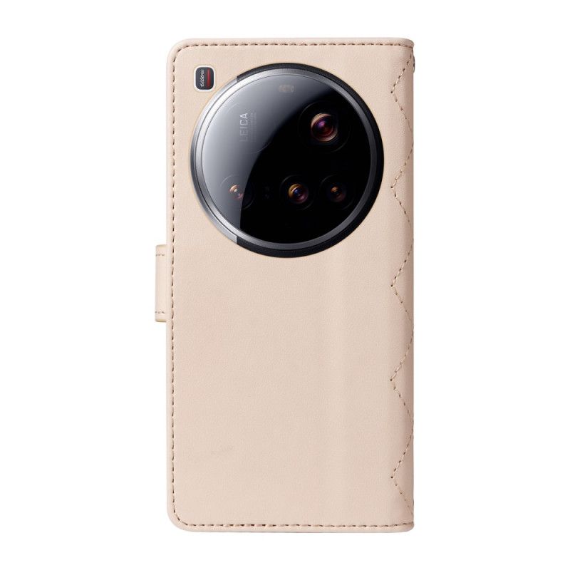 Δερματινη Θηκη Xiaomi 15 Ultra Επενδυμένο Με Λουράκι Και Λουράκι Ώμου