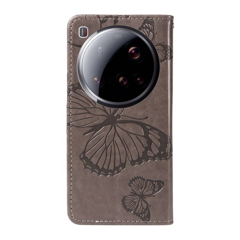 Δερματινη Θηκη Xiaomi 15 Ultra Γιγάντιες Πεταλούδες