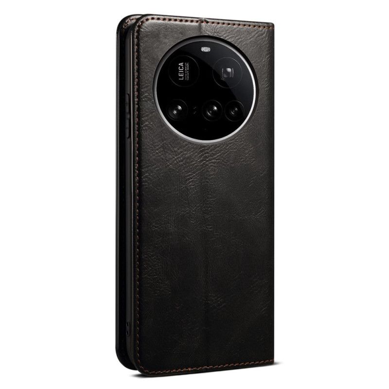 Δερματινη Θηκη Xiaomi 15 Ultra Κερωμένο Τεχνητό Δέρμα Σιλικόνης