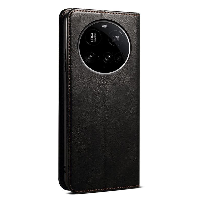 Δερματινη Θηκη Xiaomi 15 Ultra Κερωμένο Τεχνητό Δέρμα Σιλικόνης