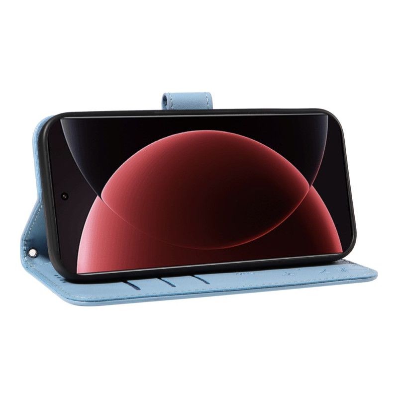 Δερματινη Θηκη Xiaomi 15 Ultra Λουράκι Πικραλίδας Σιλικόνης