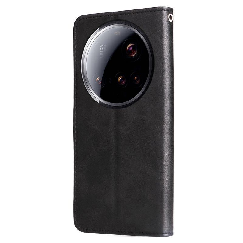 Δερματινη Θηκη Xiaomi 15 Ultra Πορτοφόλι Με Φερμουάρ