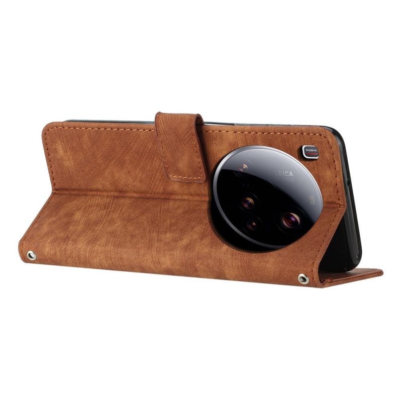 Δερματινη Θηκη Xiaomi 15 Ultra Σχεδιασμός Γραμμών