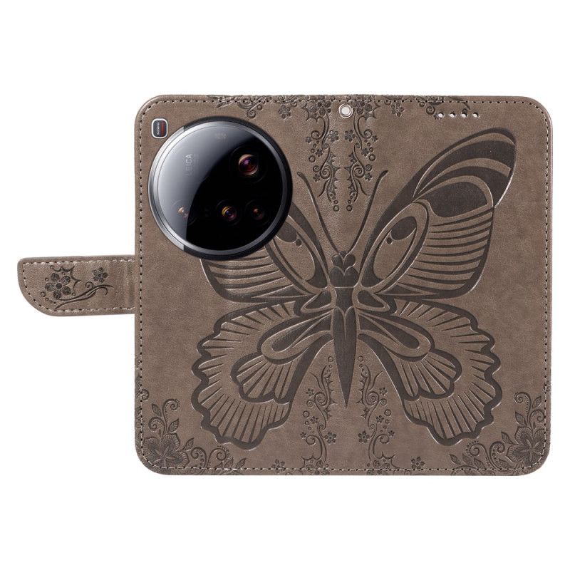 Δερματινη Θηκη Xiaomi 15 Ultra Σχέδιο Πεταλούδας