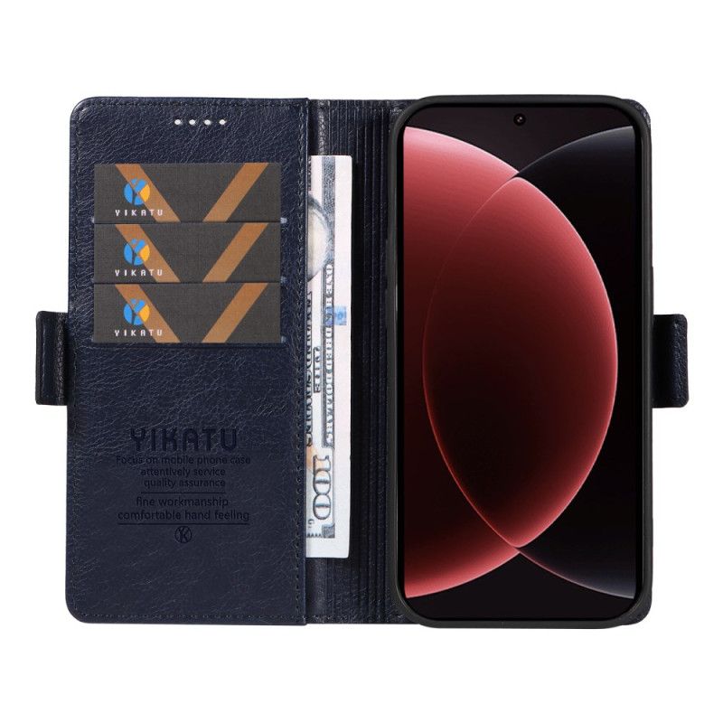 Δερματινη Θηκη Xiaomi 15 Ultra Ykatu Λίτσι Από Ύφασμα