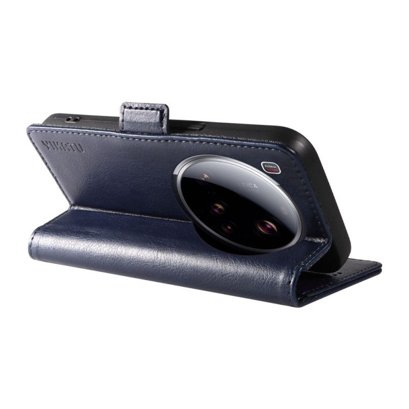 Δερματινη Θηκη Xiaomi 15 Ultra Ykatu Λίτσι Από Ύφασμα