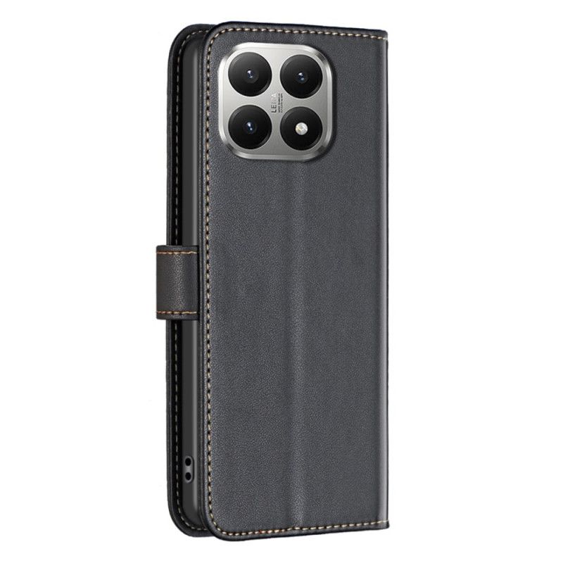 Δερματινη Θηκη Xiaomi 15t Δερμάτινο Εφέ Binfen Color