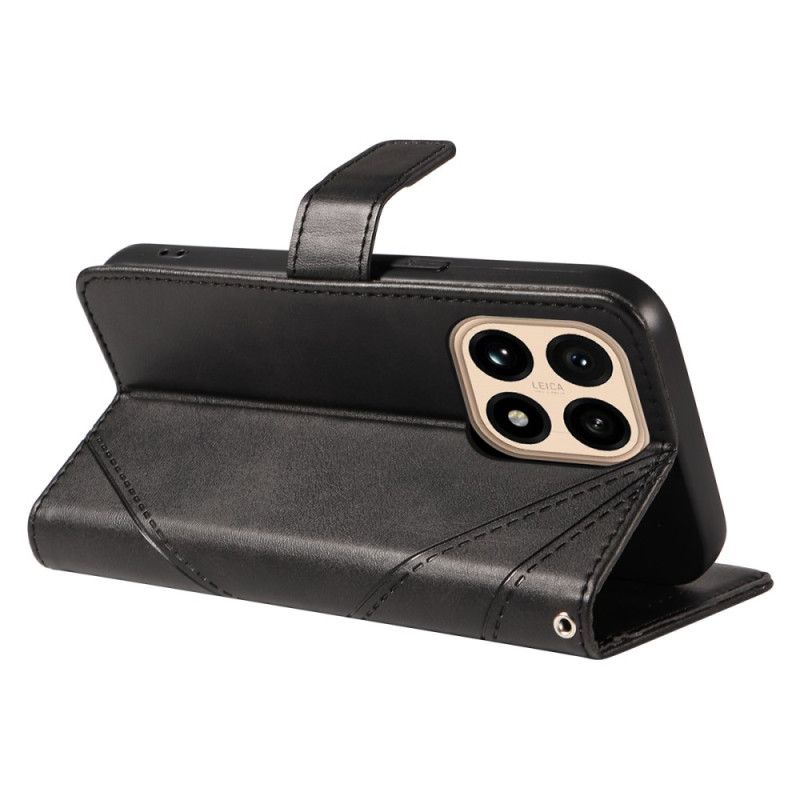 Δερματινη Θηκη Xiaomi 15t Δίχρωμο Και Γραμμές