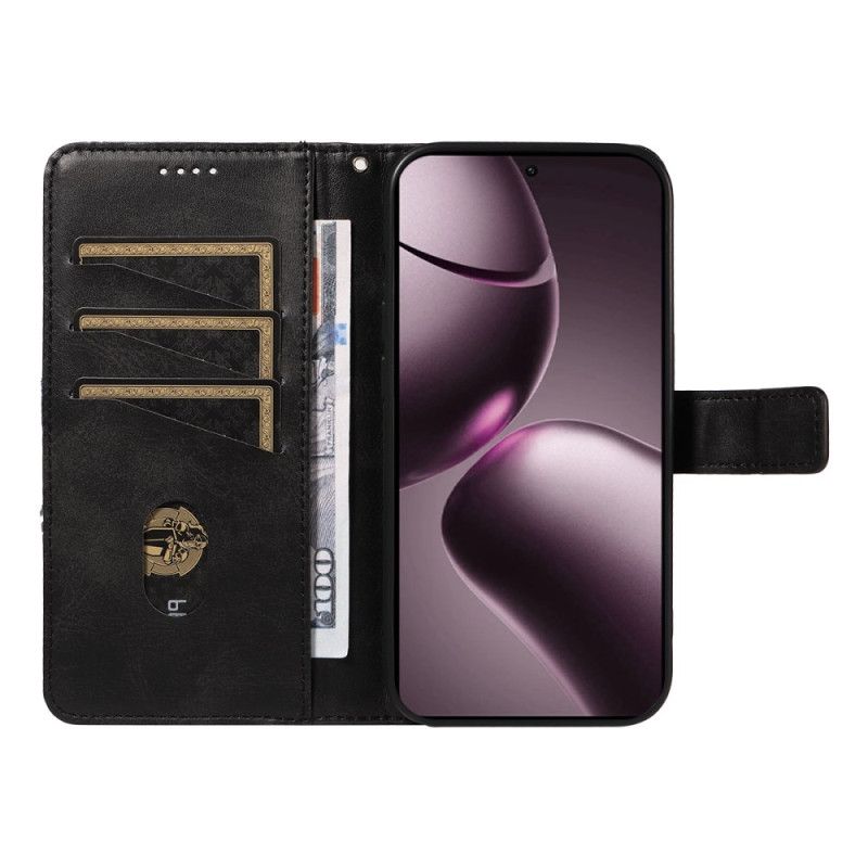 Δερματινη Θηκη Xiaomi 15t Δίχρωμο Και Γραμμές