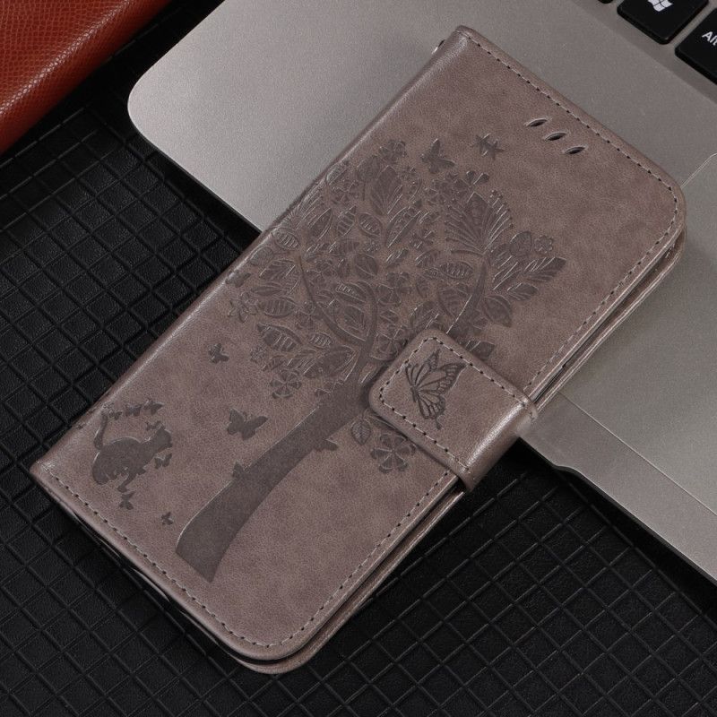 Δερματινη Θηκη Xiaomi 15t Γάτα Και Δέντρο