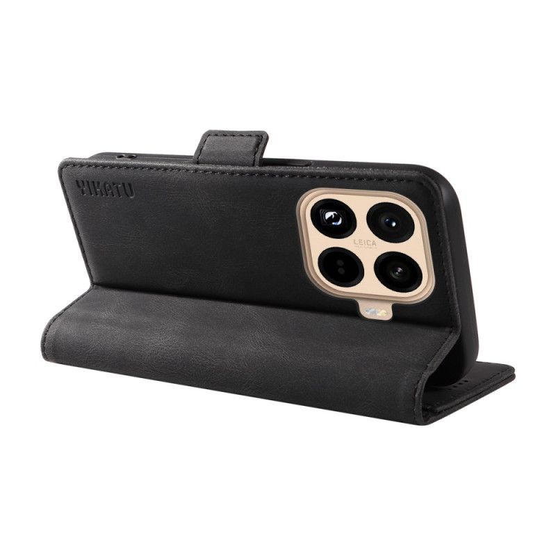 Δερματινη Θηκη Xiaomi 15t Pro Δερμάτινο Εφέ Yikatu Σιλικόνης