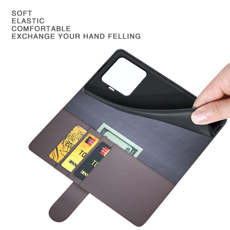 Δερματινη Θηκη Xiaomi 15t Pro Γνήσιο Δέρμα Σιλικόνης