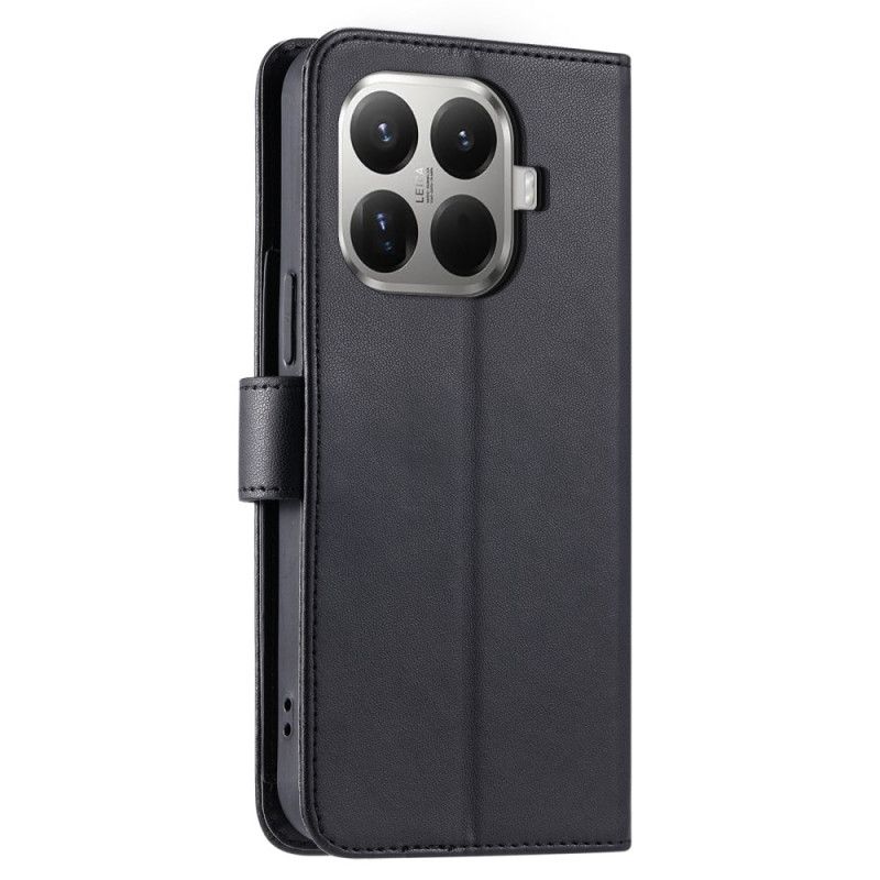 Δερματινη Θηκη Xiaomi 15t Pro Καπιτονέ Με Τιράντες Σιλικόνης