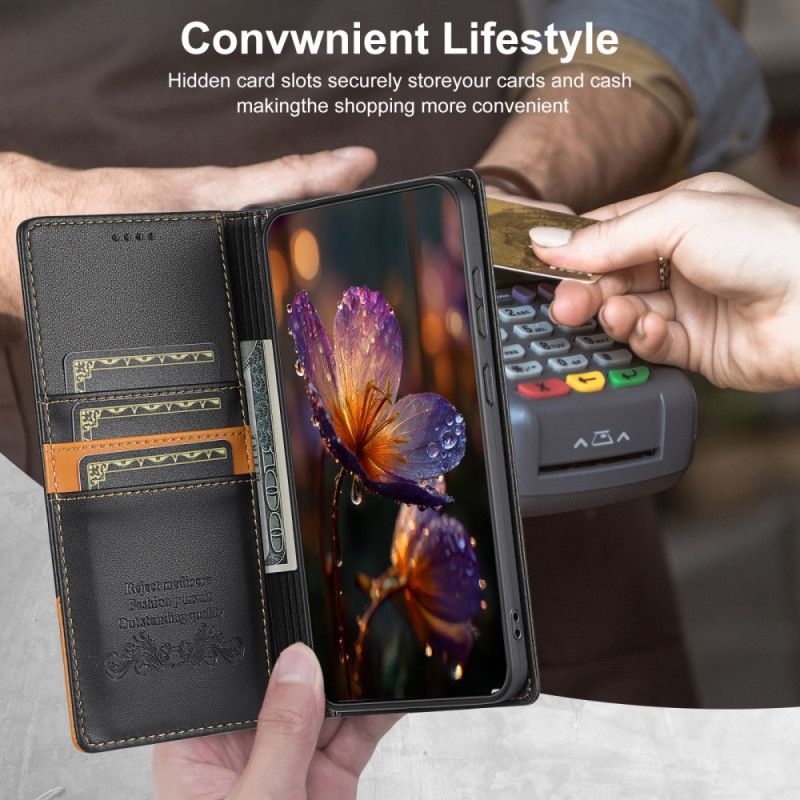 Δερματινη Θηκη Xiaomi 15t Pro Τεχνολογία Anti-rfid Σιλικόνης