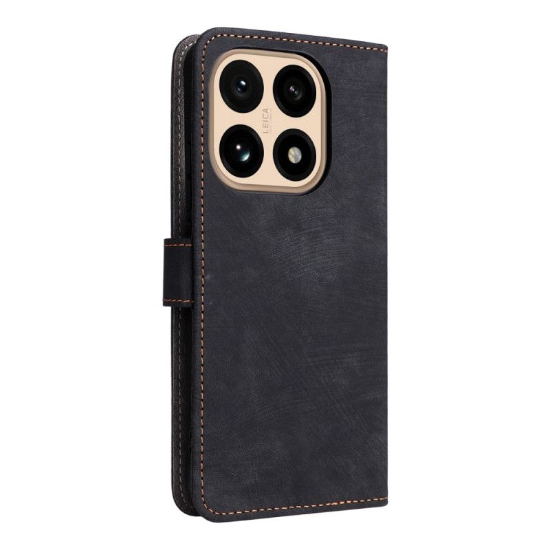 Δερματινη Θηκη Xiaomi 15t Προστασία Rfid Εφέ Σουέτ