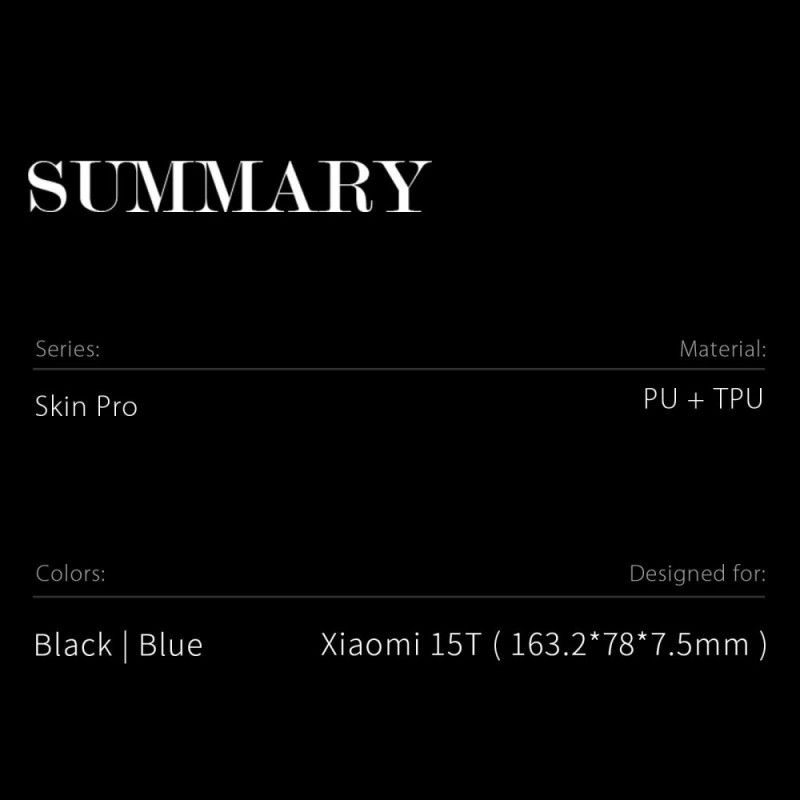 Δερματινη Θηκη Xiaomi 15t Σειρά Skin Pro Dux Ducis