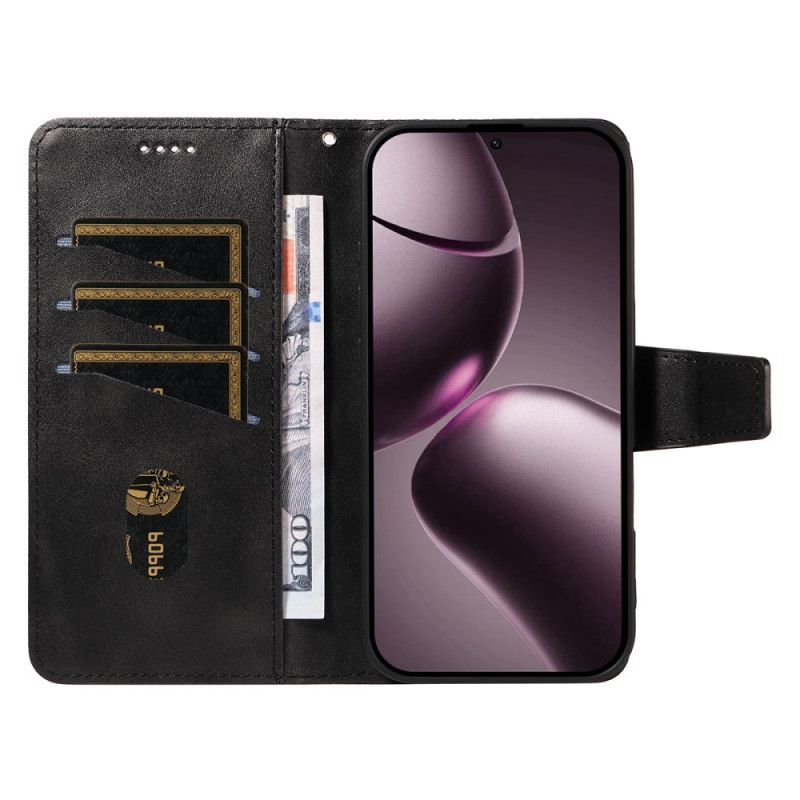 Δερματινη Θηκη Xiaomi 15t Τελείωμα Με Διαμάντια