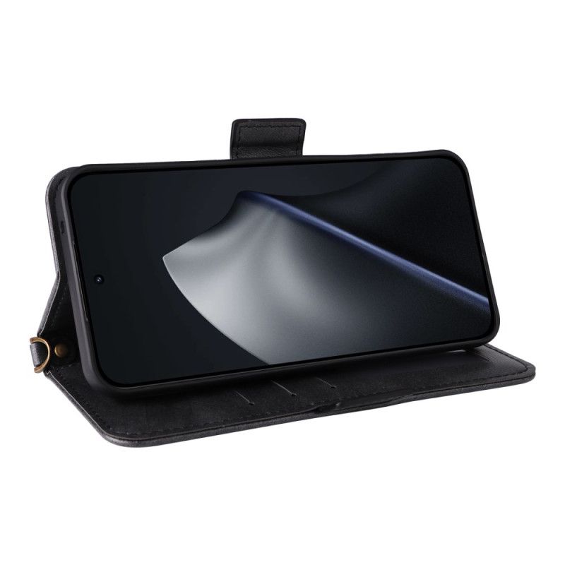 Δερματινη Θηκη Xiaomi 15t Vintage Με Λουράκι Ώμου