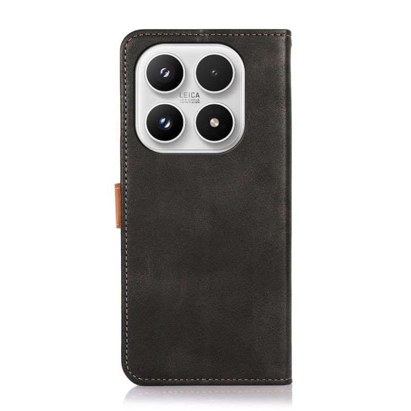 Δερματινη Θηκη Xiaomi 17 Khazneh Χρυσό Κούμπωμα