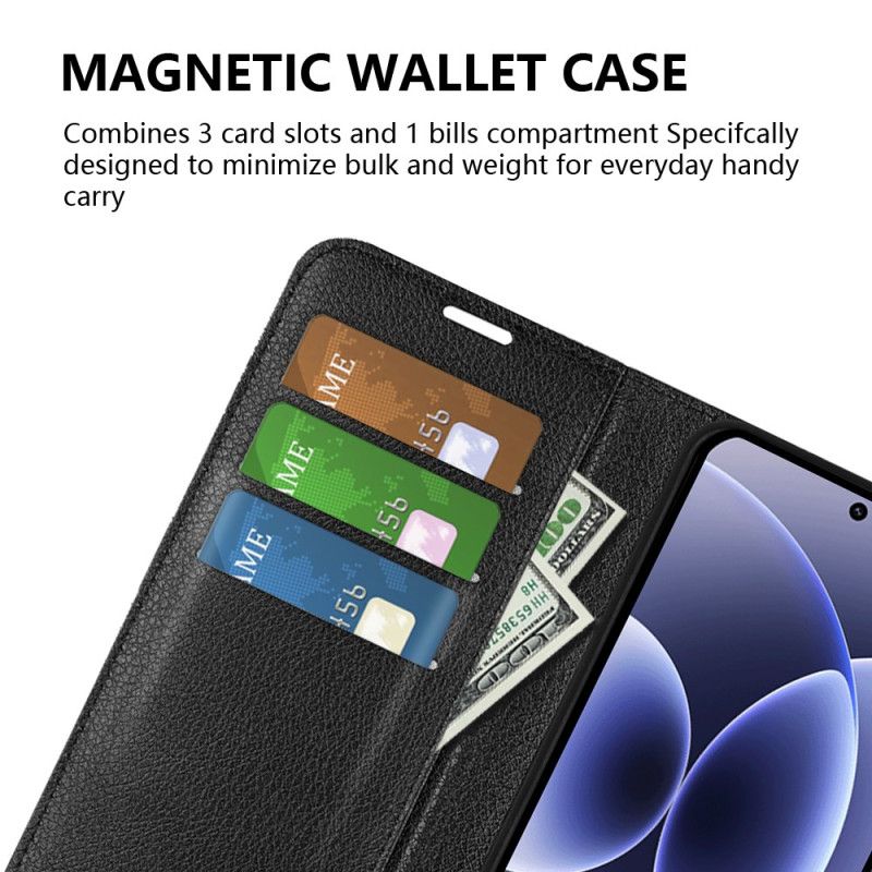 Δερματινη Θηκη Xiaomi 17 Κλασικό Δέρμα Από Τεχνητό Λίτσι