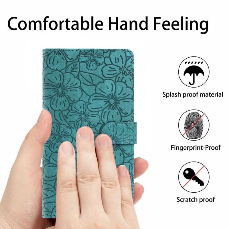 Δερματινη Θηκη Xiaomi 17 Λουλουδάτο Σχέδιο