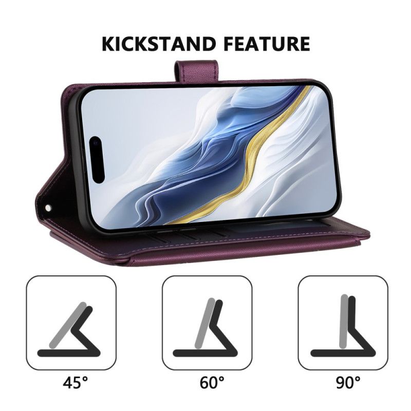 Δερματινη Θηκη Xiaomi 17 Πορτοφόλι Με Λουλούδια