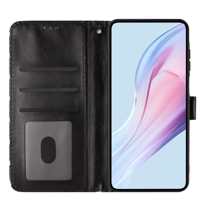 Δερματινη Θηκη Xiaomi 17 Πουά Σιλικόνης