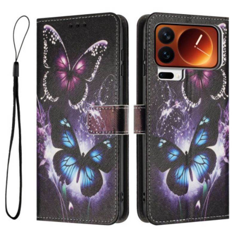 Δερματινη Θηκη Xiaomi 17 Pro Δύο Πεταλούδες