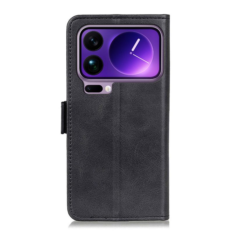 Δερματινη Θηκη Xiaomi 17 Pro Max Διπλό Κούμπωμα