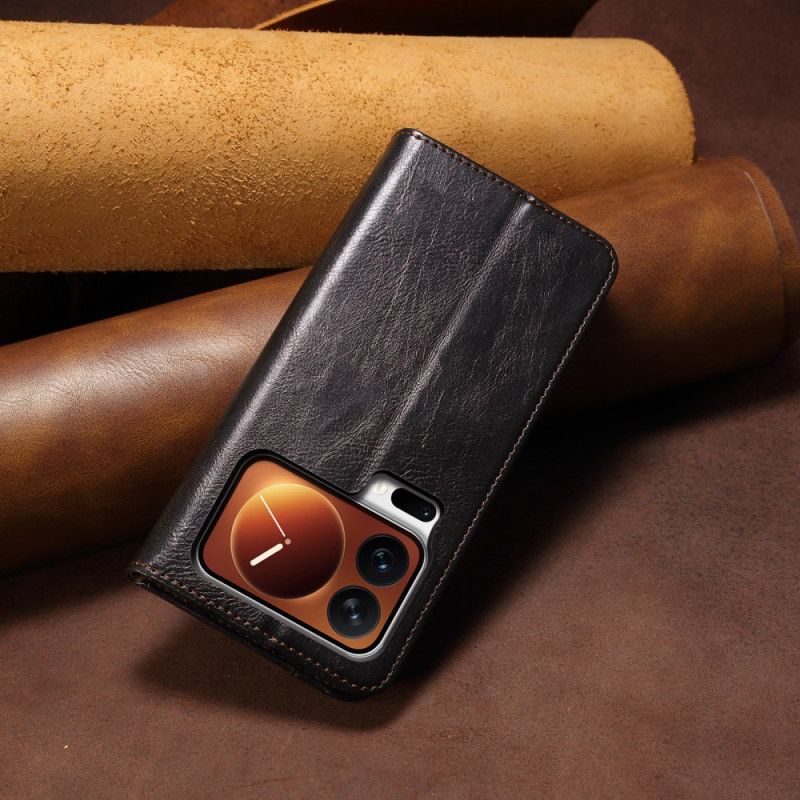 Δερματινη Θηκη Xiaomi 17 Pro Max Κερωμένο Δέρμα Με Τεχνητή Νοημοσύνη