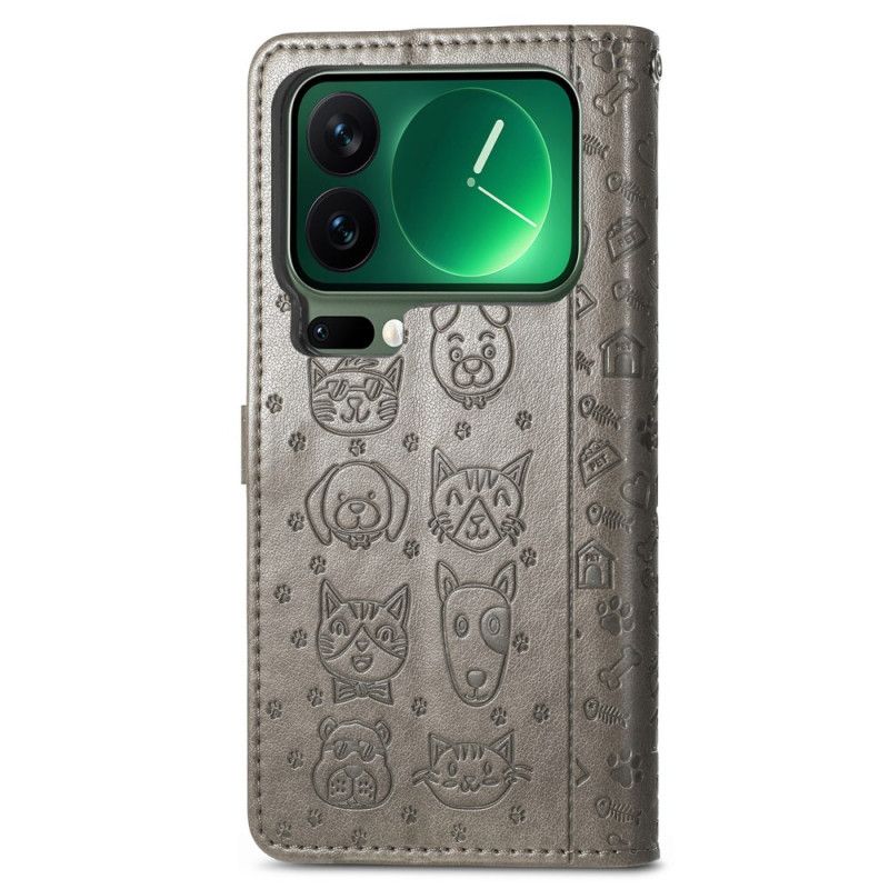 Δερματινη Θηκη Xiaomi 17 Pro Max Κινούμενα Ζώα