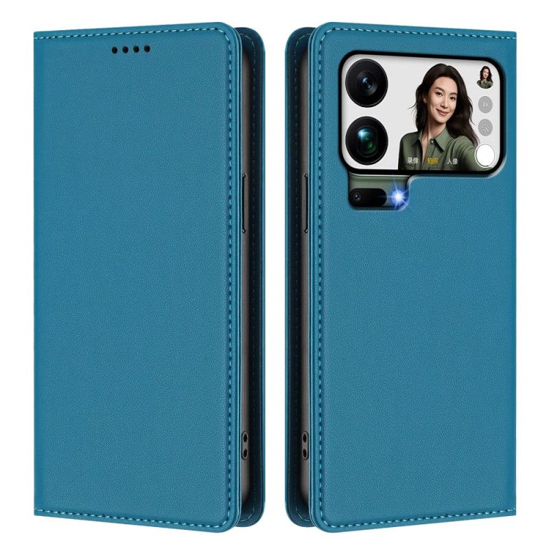 Δερματινη Θηκη Xiaomi 17 Pro Max Μαγνητικό Κλείσιμο Και Προστασία Rfid Σιλικόνης