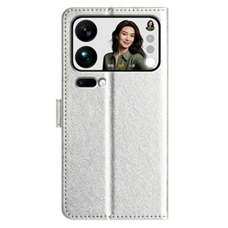 Δερματινη Θηκη Xiaomi 17 Pro Max Υφή Μεταξιού