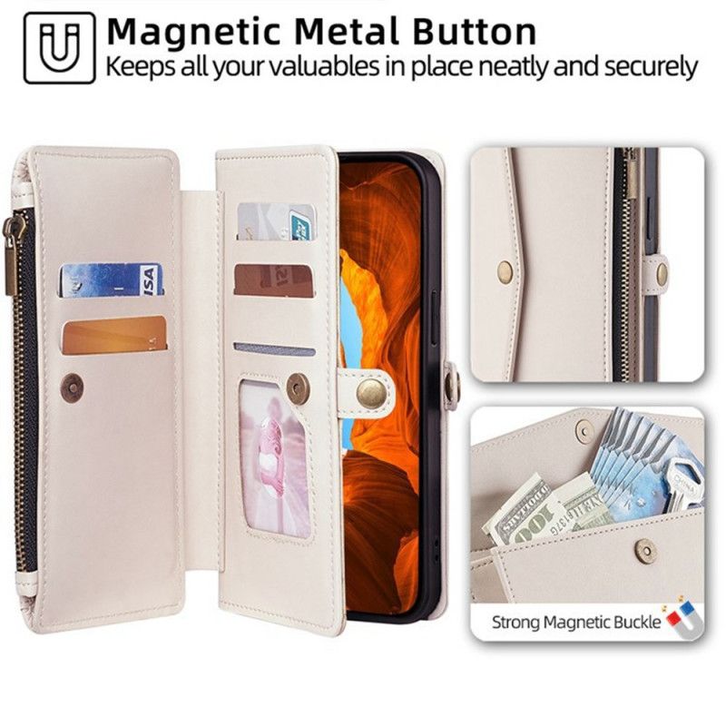 Δερματινη Θηκη Xiaomi 17 Pro Πορτοφόλι Με Λουράκι Ώμου