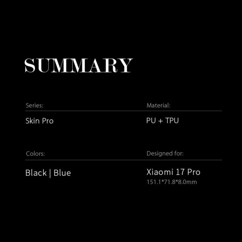 Δερματινη Θηκη Xiaomi 17 Pro Σειρά Skin Pro Dux Ducis Σιλικόνης