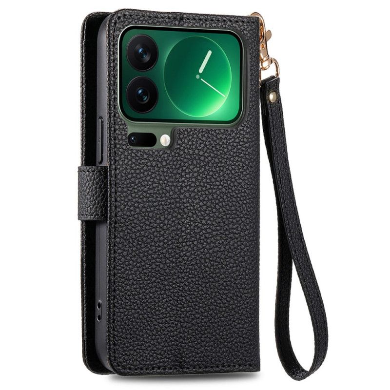 Δερματινη Θηκη Xiaomi 17 Pro Σχέδιο Καρδιάς Με Μπλοκάρισμα Rfid