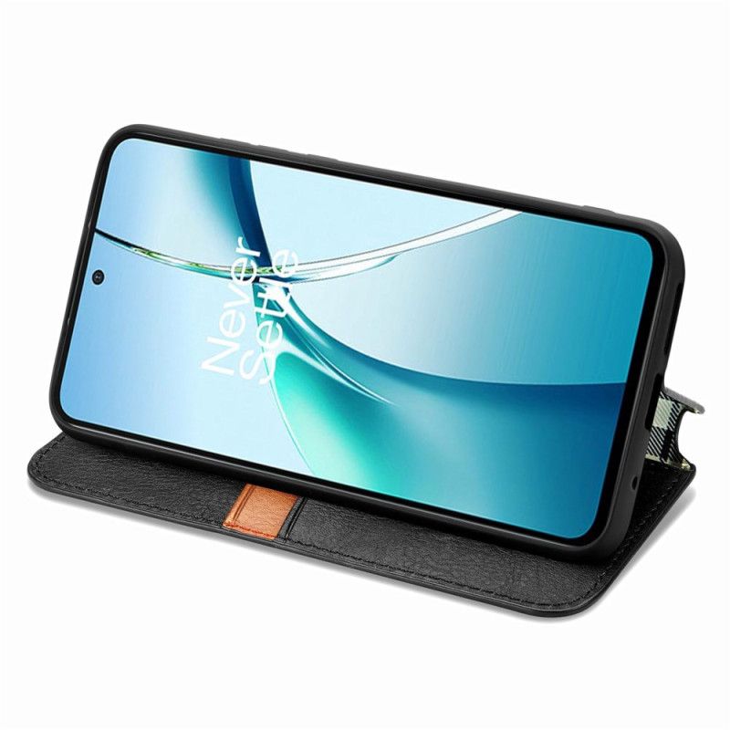 Δερματινη Θηκη Xiaomi 17 Pro Vintage Μοτίβο Διαμαντιών Σιλικόνης