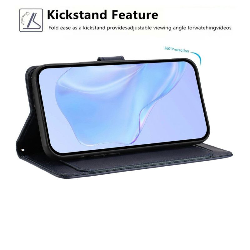 Δερματινη Θηκη Xiaomi 17 Στυλ Καθαρής Γραμμής Σιλικόνης