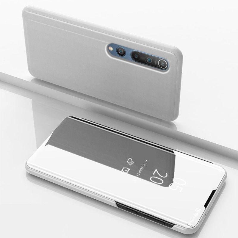 δερματινη θηκη Xiaomi Mi 10 / 10 Pro Μαύρο Καθρέφτης Πρωτότυπος