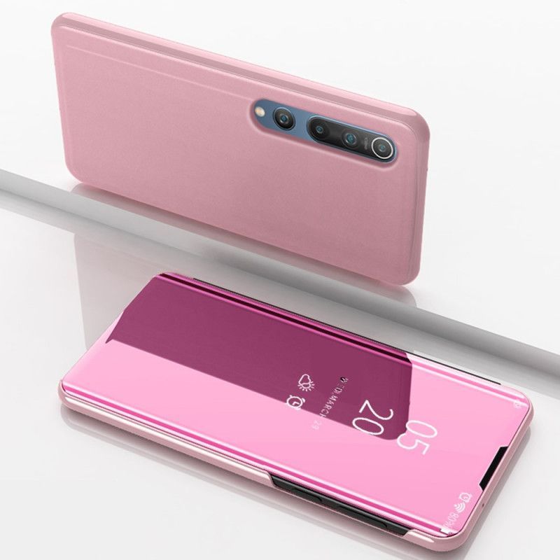 δερματινη θηκη Xiaomi Mi 10 / 10 Pro Μαύρο Καθρέφτης Πρωτότυπος