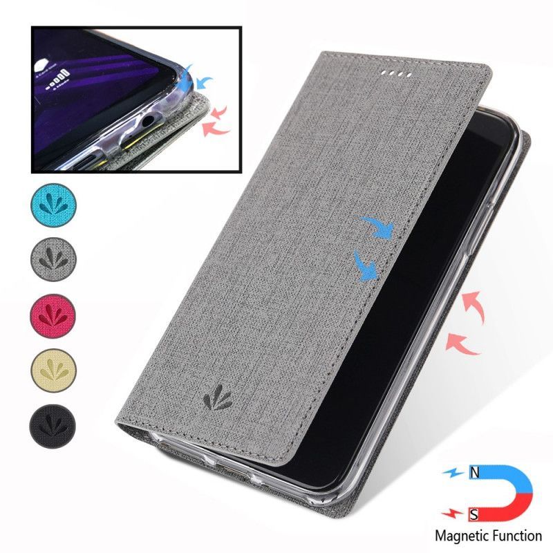 δερματινη θηκη Xiaomi Mi Note 10 Lite Μαύρο Υφή Vili Dmx
