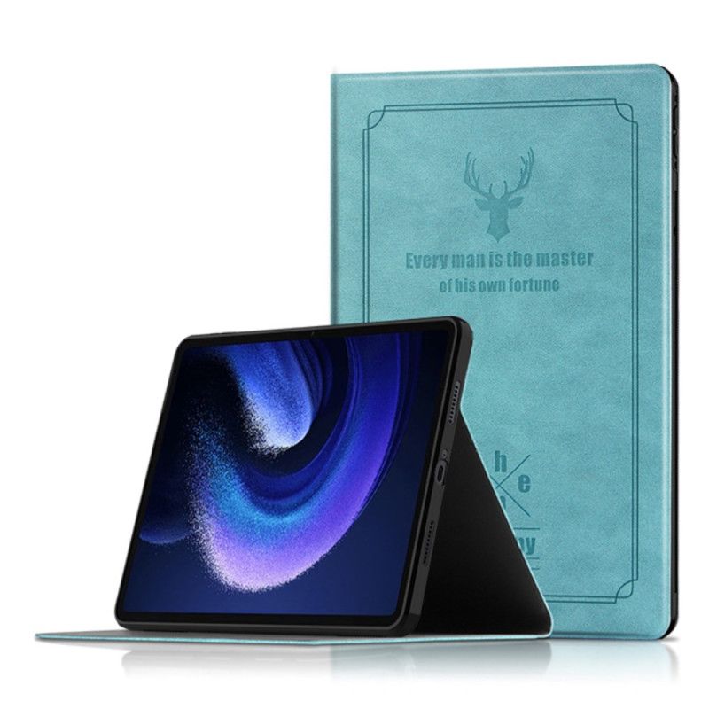 Δερματινη Θηκη Xiaomi Pad 6 Ελάφι Σιλικόνης