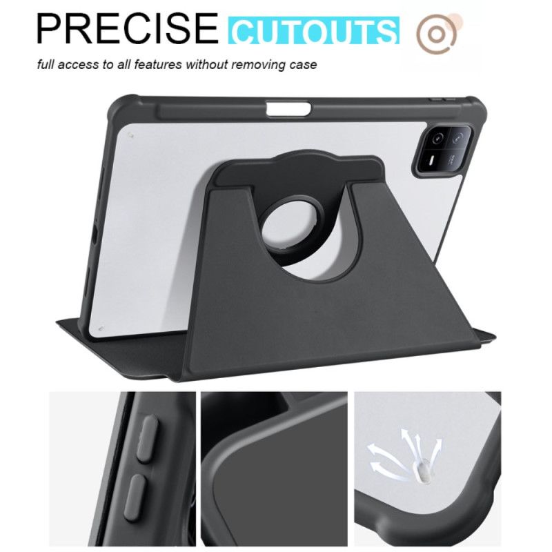 Δερματινη Θηκη Xiaomi Pad 6 Pro Περιστρεφόμενη Βάση Σιλικόνης