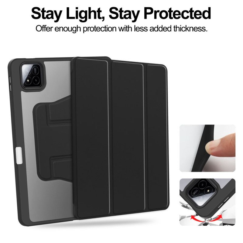 Δερματινη Θηκη Xiaomi Pad 7 / 7 Pro Δερμάτινο Εφέ Με Περιστρεφόμενη Βάση