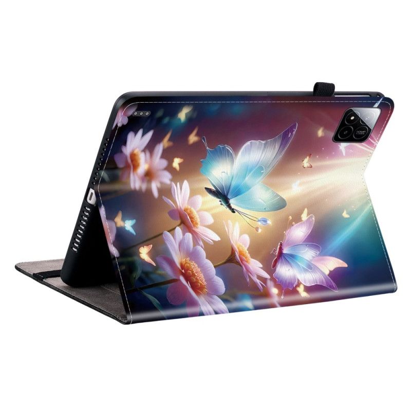 Δερματινη Θηκη Xiaomi Pad 7 / 7 Pro Φωτεινές Πεταλούδες