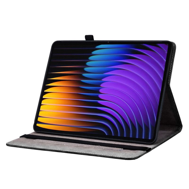 Δερματινη Θηκη Xiaomi Pad 7 / 7 Pro Πολύχρωμα Ηλιοτρόπια