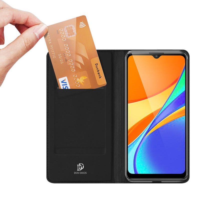 δερματινη θηκη Xiaomi Redmi 9C Μαύρο Skin Pro Σειρά Dux Ducis