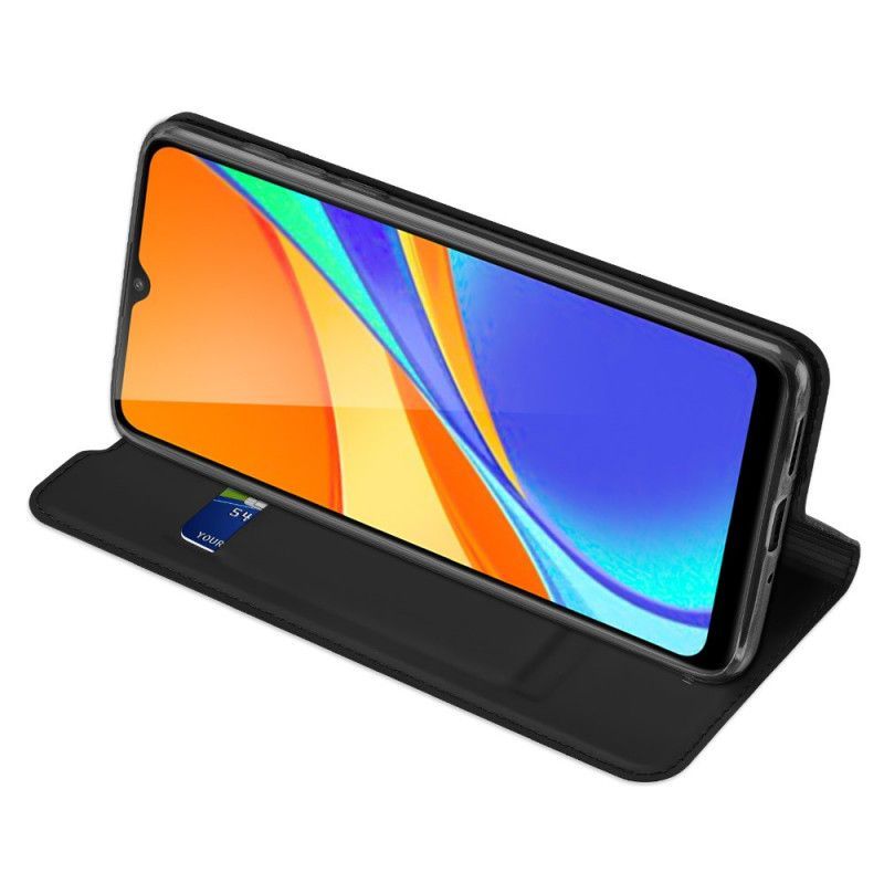 δερματινη θηκη Xiaomi Redmi 9C Μαύρο Skin Pro Σειρά Dux Ducis