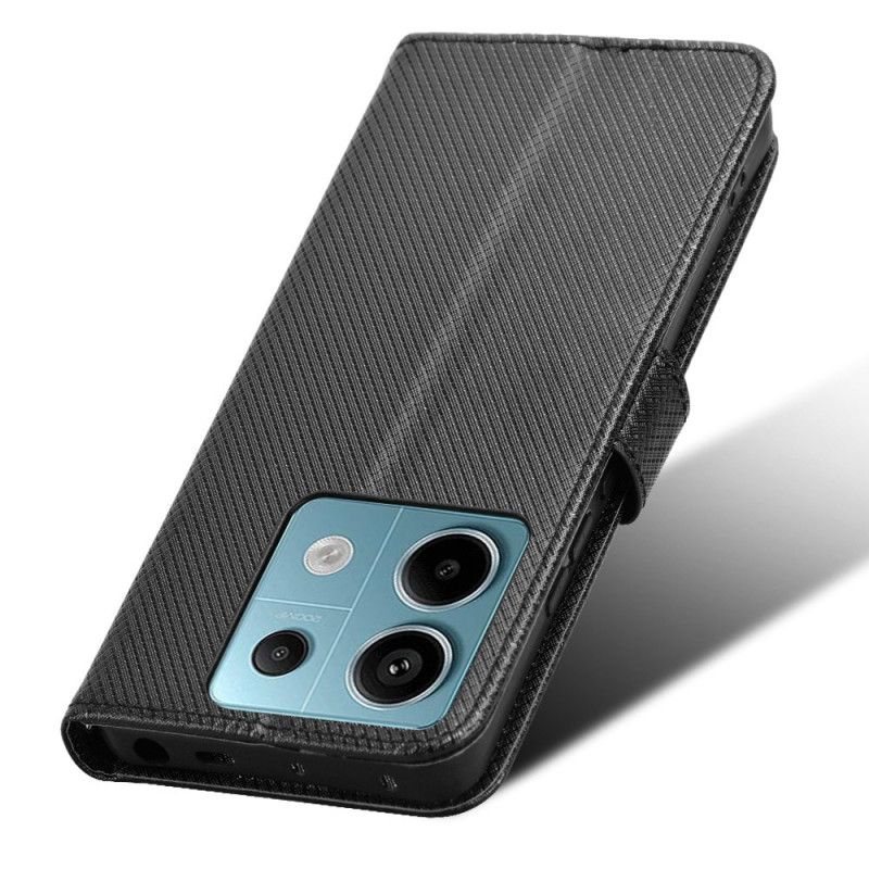 Δερματινη Θηκη Xiaomi Redmi Note 13 Pro 5g Λουράκι Με Κουκκίδες Σιλικόνης