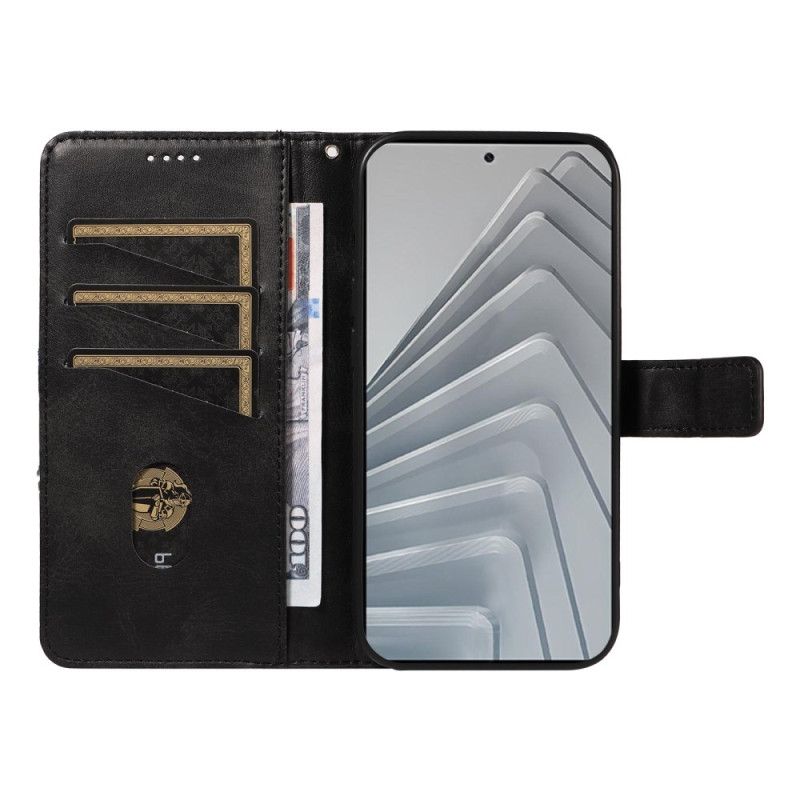 Δερματινη Θηκη Xiaomi Redmi Note 14 4g Γεωμετρικό Σχέδιο